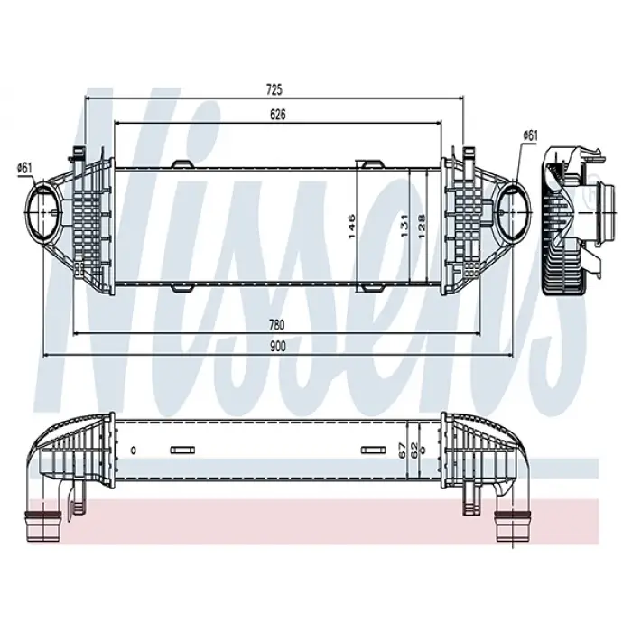 Turbo İnterkol Radyatörü W204 W212 [M271-CGI OM651]