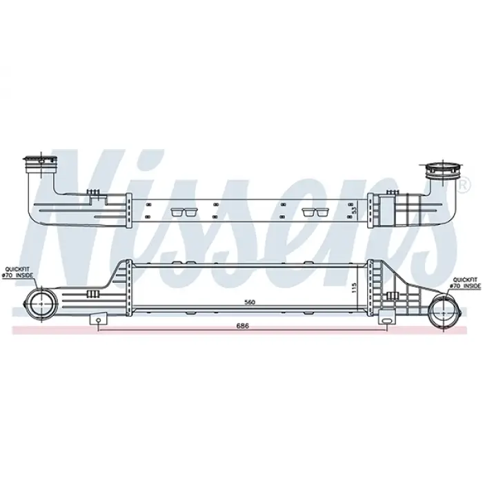 Turbo İnterkol Radyatörü W210 [OM611 OM612]