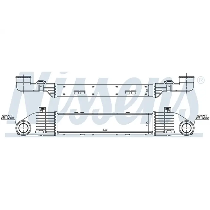 Turbo İnterkol Radyatörü W220 [OM613]