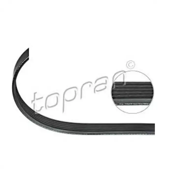 Volkswagen Golf3 Vento Uyumlu V Kayışı 100587 Topran