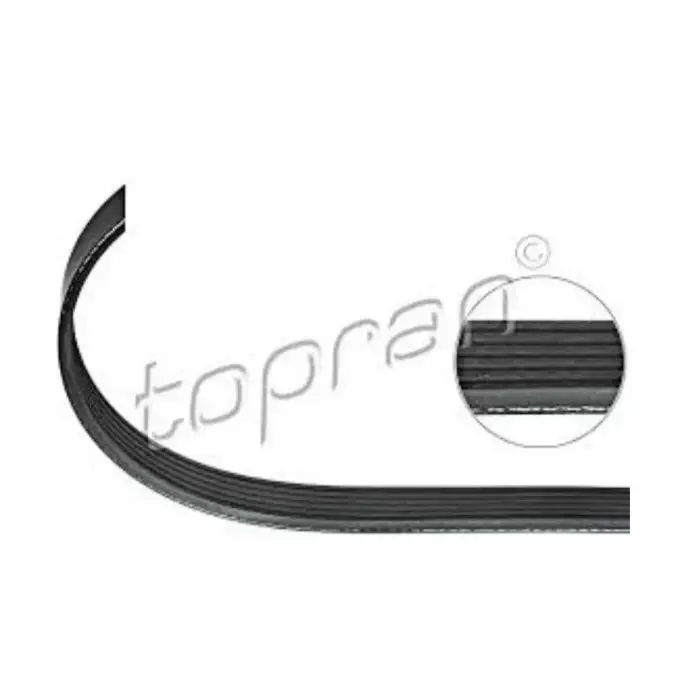 Volkswagen Skoda Fabia Ibiza 1.8 Cupra 02 Ve Sonrası Uyumlu V Kayışı 100742 Topran