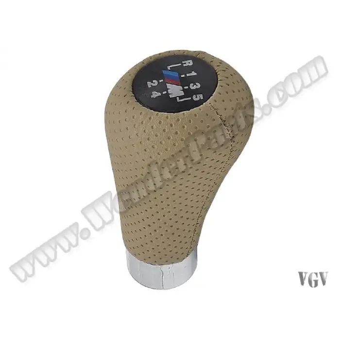 Vites Topuzu -BMW- -5 İleri- Man.Şanz; Bej Noktalı Suni Deri -///M-Sport-