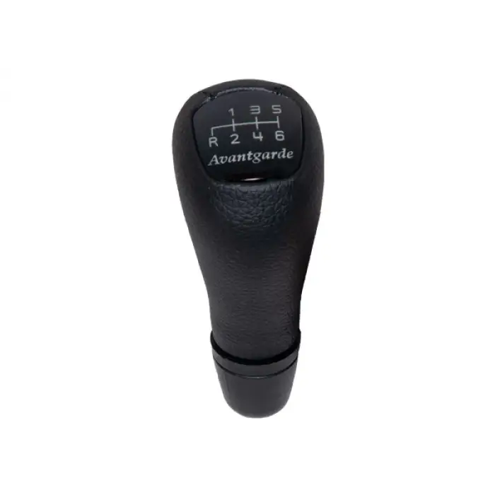 Vites Topuzu W202 W203 W210 -6 İleri- Man.Şanz; Siyah Suni Deri -AVANTGARDE-