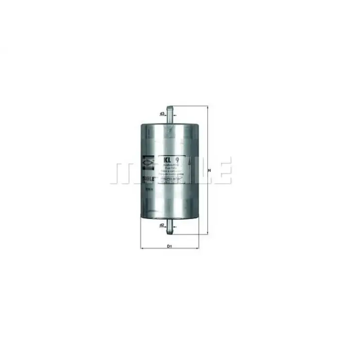 BMW E30 E34 E36 Yakıt Filtresi M10 M20 M30 M40 M43 M50 M60 Kalın Tip Alüminyum 13321270038 Knecht