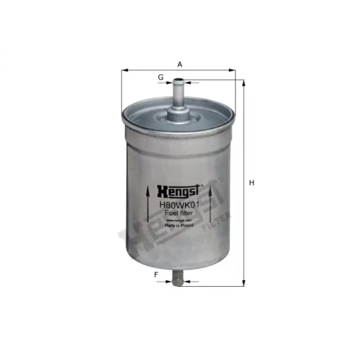 Yakıt Filtresi M10 M20 M30 M40 M43 M50 M60 [E30 E34 E36] Kalın Tip; Sac