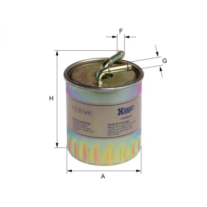 Yakıt Filtresi OM628 [W220 W163]