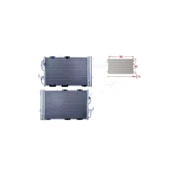 Opel Astra H Zafıra B 1.2 04 Ve Sonrası Uyumlu Klima Radyatörü 585x382x16 Mm 1850097 Wisco