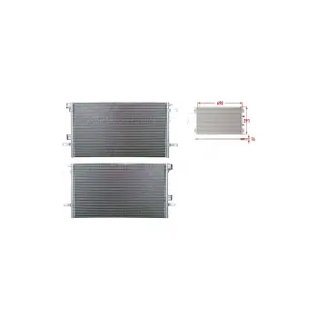 Renault Laguna 2 2.0 01 Ve Sonrası Uyumlu Klima Radyatörü 698x391x16 Mm 8200008763 Wisco
