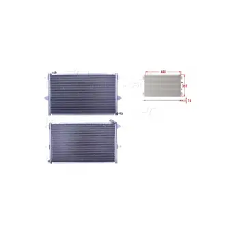 Volkswagen Polo 1.6 1.7 Sdı 93 Ve Sonrası Uyumlu Klima Radyatörü 600x365x166K0820413B Wisco