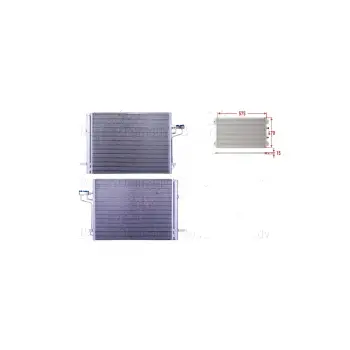 Ford Focus C-Max 2011 - Klima Radyatörü 575x 470x15 8V6119710FA WISCO