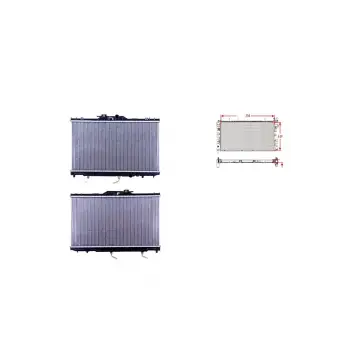 Toyota Corolla 1997-2001 Su Radyatörü Brazing 040 3081100010 WISCO