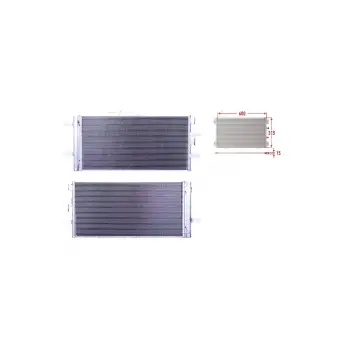 Klima Radyatörü 600x315x15 – 9271204 Wisco – Mını F56. F55. Clubman F54 610*310 Uyumlu