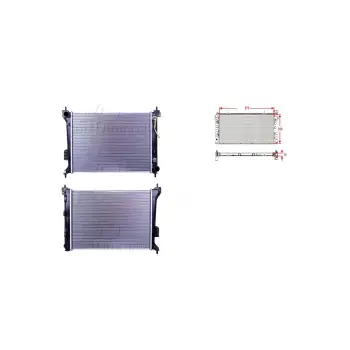 Hyundai i20 2008 - Su Radyatörü Brazing 050 253101J050 WISCO