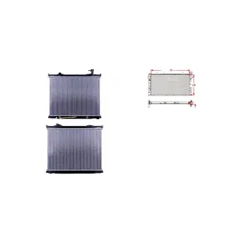 Kia Sorento 2.5crdı Kapaklı 0609 Uyumlu Su Radyatörü Brazing At25310 3E710 Wisco