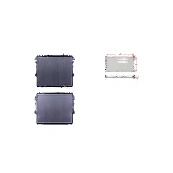 Toyota HıLux 2.5td 06 Ve Sonrası Uyumlu Su Radyatörü Brazing At 16400 0L150 Wisco