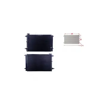 Audı A8 2.0 Tfsı 3.0 Tdı 09 Ve Sonrası Uyumlu Klima Radyatörü 668x452x16 4H0260403C Wisco