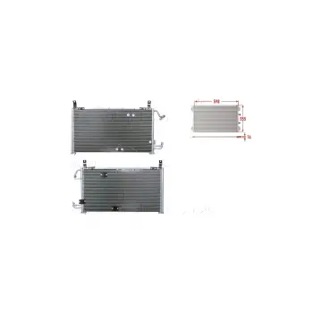 Daewoo Nexıa 96 Ve Sonrası Uyumlu Klima Radyatörü 598x355x16 96164823 Wisco