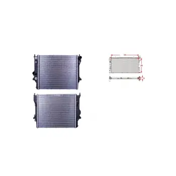 Jaguar S Type 3.0. 4.2 01 08 Uyumlu Su Radyatörü Brazing At 570X508X26 XR847964 Wisco