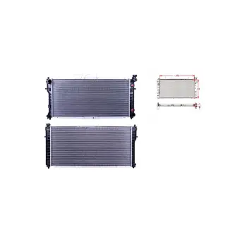 Mazda 626 Mx Ge 1.8. 2.0 9197 Uyumlu Su Radyatörü Brazing At 690X339X22FS20 15 200E Wisco