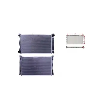 Audi A6 2.7 Tdı 04 Ve Sonrası Uyumlu Su Radyatörü Brazing Mt 677X439X32 MM 4F0121251E Wisco