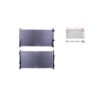 Chrysler Sebring 2.0. 2.4 2.7 00 Ve Sonrası Uyumlu Su Radyatörü Brazing Mt 5017620AA Wisco