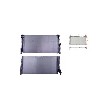 Mini Cooper BMW 2 Serisi X1 F45 F46 F48 F55 F56 Su Radyatörü 17117617637 WISCO