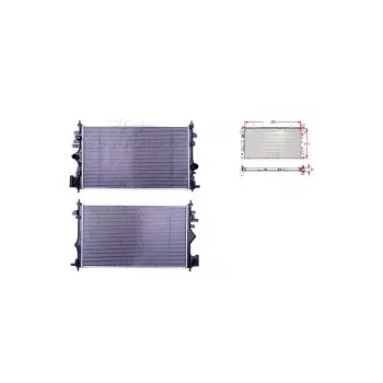 Opel Insignia 2008-2017 A Su Radyatörü Brazing 13241725 WISCO