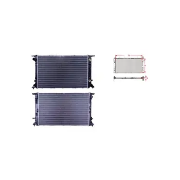 Su Radyatörü - 8K0121251H Wisco - Audi A4 08>. A6 3. Tdı. Porsche Macan 14 Ve Sonrası Uyumlu
