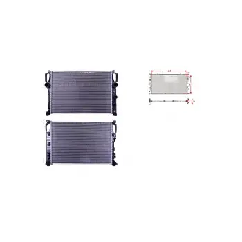 Mercedes E240 E320 M112 E200. E220 2.2cdı 02 Ve Sonrası Uyumlu Su Radyatörü 2115000102 Wisco