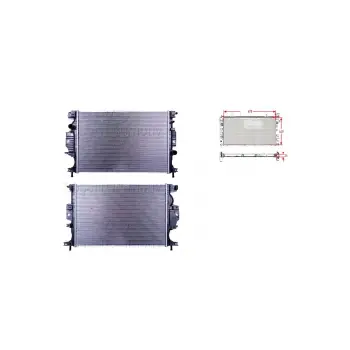 Ford Mondeo 1.5 Ecoboost_X0002_1.5tdcı. 15 Ve Sonrası Uyumlu Su Radyatörü DG938005EA Wisco