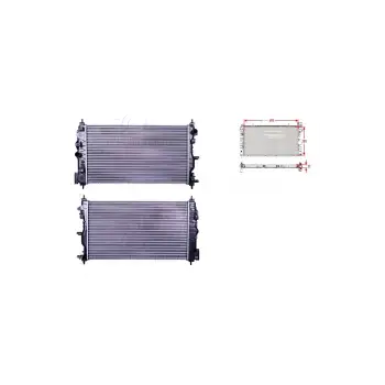 Chevrolet Cruze J300 2.0 Cdı Opel Astra J 09 Ve Sonrası Uyumlu Su Radyatörü13267666 Autolux