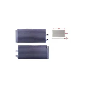 Volvo Xc40 18 Ve Sonrası Uyumlu Klima Radyatörü 760X340,9X1231439781 Wisco