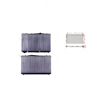 Chevrolet Lacetti J200 Nubira 1.4 1.6 1.8 03 Ve Sonrası Uyumlu Su Radyatörü 96553243 Autolux