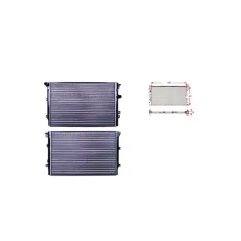 Volkswagen Tiguan 1.4 Tsı 2.0 08 Ve Sonrası Uyumlu Su Radyatörü Mekanik 5N0121253L Autolux