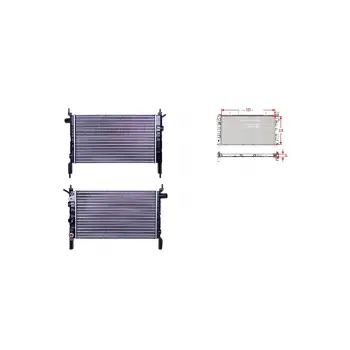 Opel Astra F 1.4 Otomatik 91 Ve Sonrası Uyumlu Su Radyatörü Mekanik At 1300115 Autolux