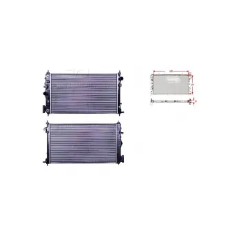 Opel Insignia 2.0 Otomatik 68x40 08 Ve Sonrası Uyumlu Su Radyatörü Mekanik 1300288 Autolux