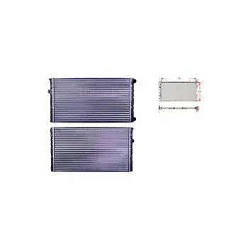 Su Radyatörü - 1H0121253BA Autolux - Volkswagen Golf3 Vento 1.6 1.8 91 Ve Sonrası Uyumlu