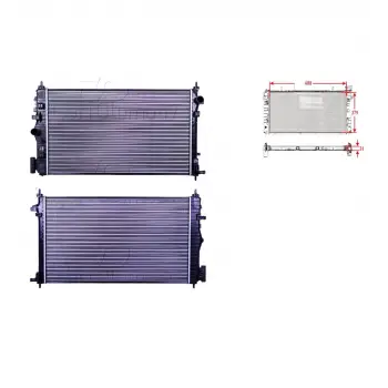 Opel Insignia 2.8 08 Ve Sonrası Uyumlu Su Radyatörü Mekanik Mt 680x379x26 1300293 Autolux