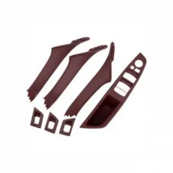 BMW F10 Kapı Tutamak Seti LCI Ön Arka Tarçın Deri Kaplamalı 51417225859