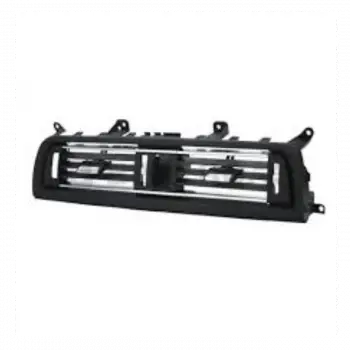 BMW F10+LCI Klima/Kalorifer Izgarası Ön Orta (Komple) Nikelajlı Siyah 64229166885