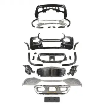 Mercedes X167 2019 - Gövde Kiti Çıkış Panjurlu Egzoz Uçlu AMG GLS63 Wender