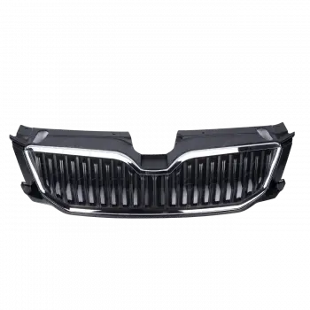 Skoda Octavia 13-17 Uyumlu Panjur Siyah Petek + Krom Çerçeve 5E0853651A WISCO