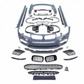 BMW X5 2014-2018 Gövde Kiti Far Yıkamalı PDCli Ön Arka Egzoz Uçlu Marşpiyelli Panjurlu Çamurluk Dodikleri 51118066733S1 Wender