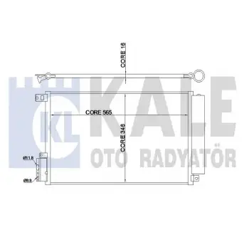 Opel Combo D (12->) Fiat Doblo (11->) Alfa Romeo Mito (09->) Delphi Klima Radyatörü FR 50512105 Delphi
