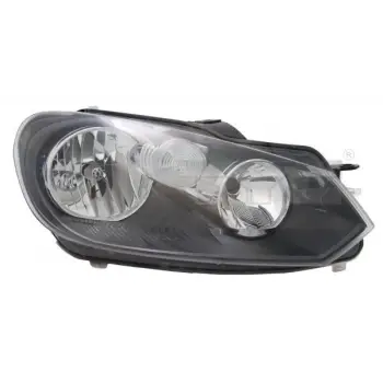 VW Golf 6 GTI (2008-2013 Arasi Golf 6 Icin Uyumludur) Far Seti Sol Sağ Tek Mercek 7.5 Gorunum J LED 5G1941005E Wisco
