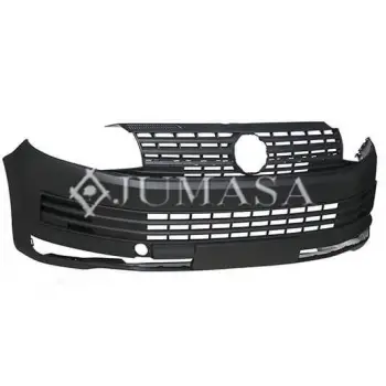 VW T6 2009- Tampon Ön Panjurlu Sensorsuz Siyah 7E0807217S9B9 Poliplast