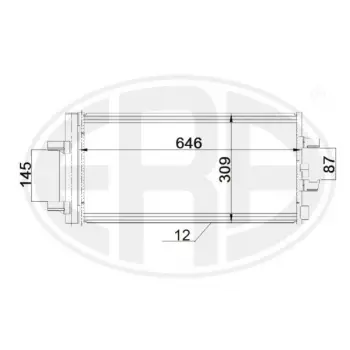 BMW 1 (F40) 116D 2019- BMW Mini Countrymancooper D 2016- BMW 2 Gran Klima Radyatörü 651X315 5X12 64509271204 Wisco