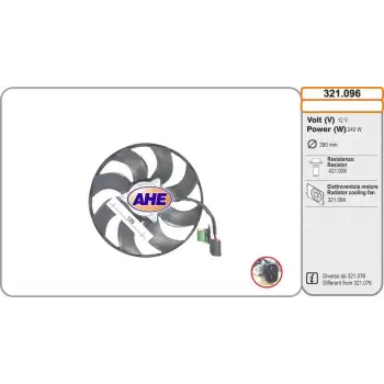 Opel Corsa C 1.3CDTI 2004- FAN Davlumbazı Tek Davlumbaz 13100384 Wisco