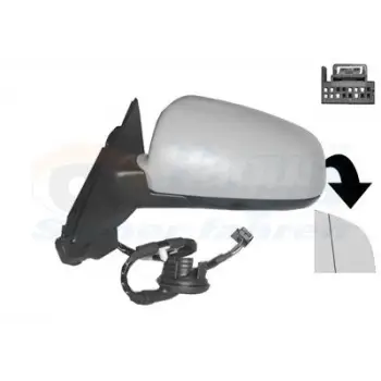 Audi A4 (8EC) 2005-2007 Ayna Cami Sol ISI ASF 8E0857535C Viewmax
