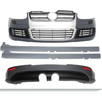 VW Golf 5 R32 2004-2008 Tampon Seti Komple Ön Arka YAN Krom Panjurlu 1K0807217DGRU Wisco